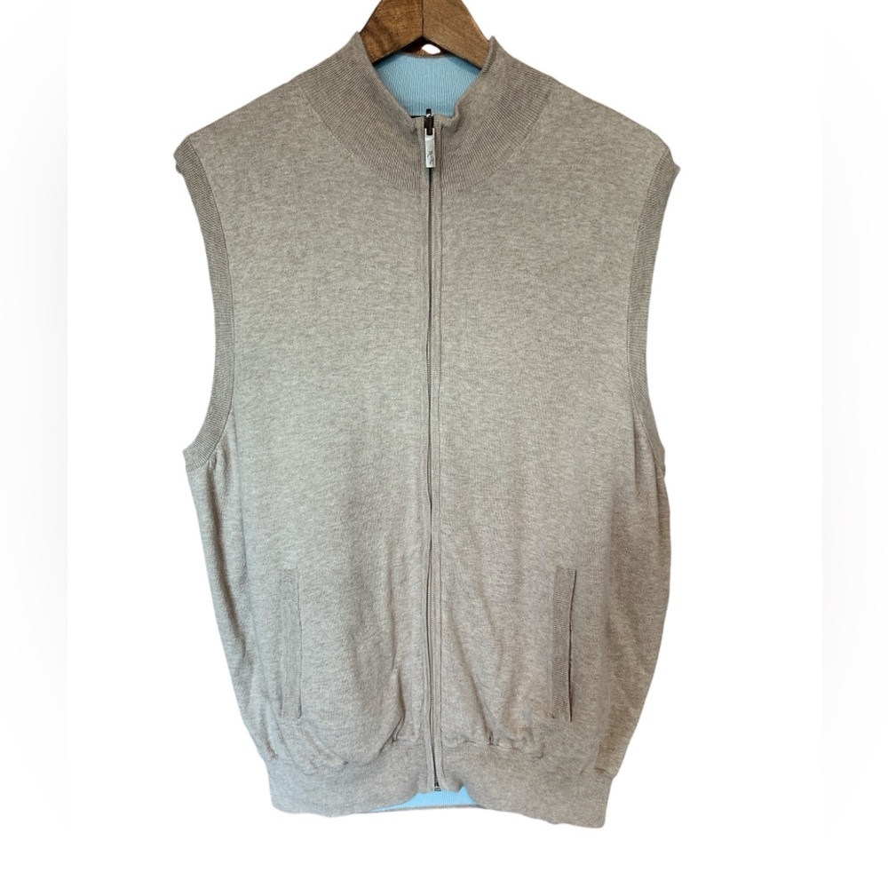 Bobby Jones Men’s Cotton Zip Up Vest